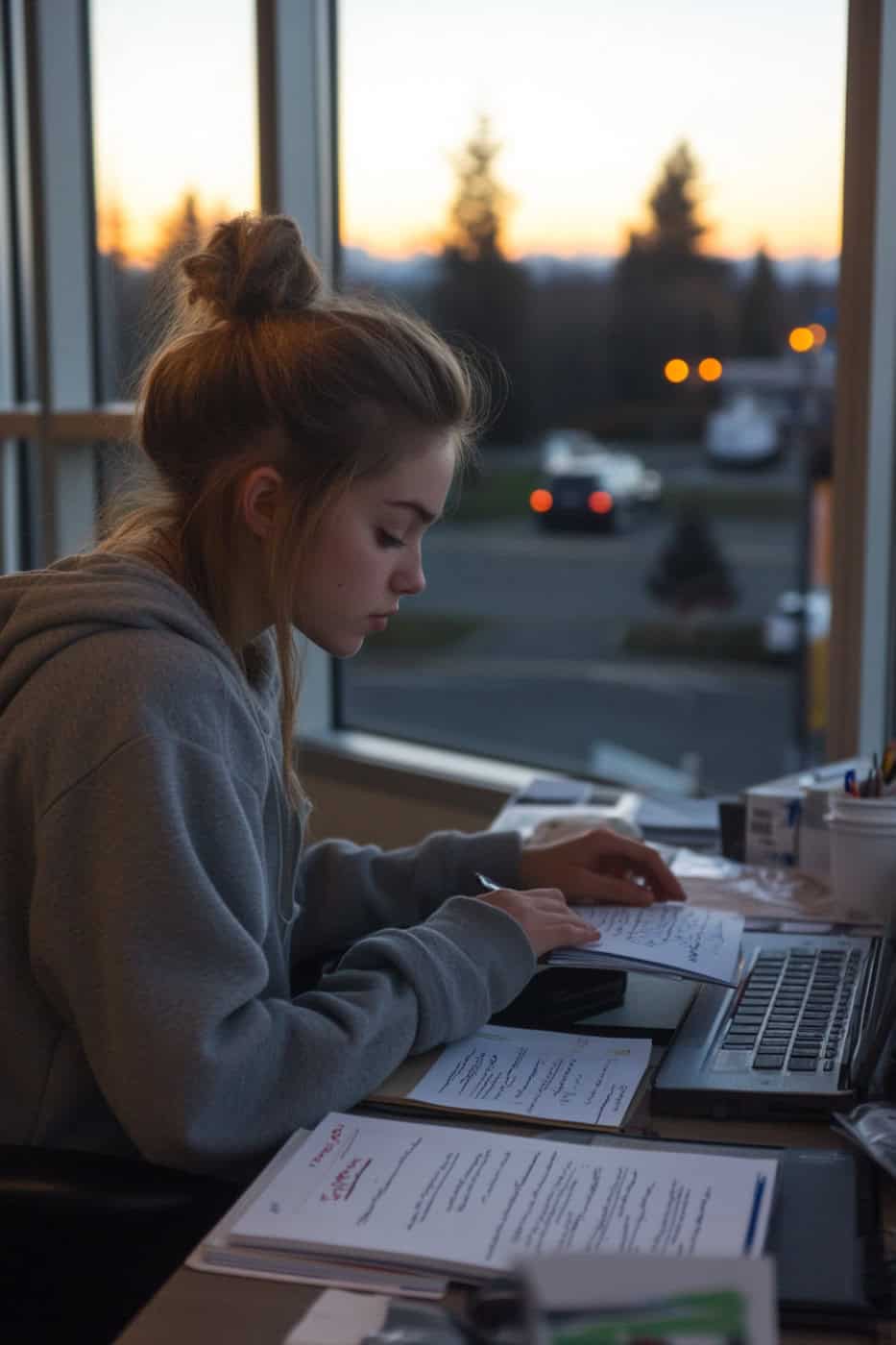girl-studying